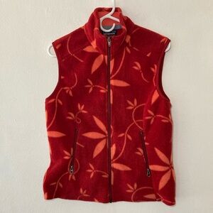 PATAGONIA Synchilla Fleece Vest Floral Print